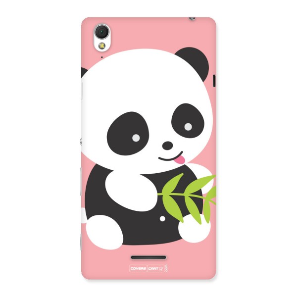 Cute Panda Pink Back Case for Sony Xperia T3