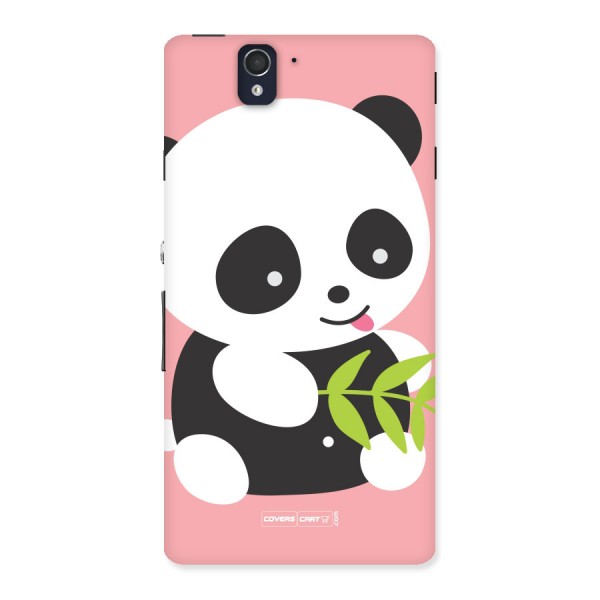 Cute Panda Pink Back Case for Sony Xperia Z