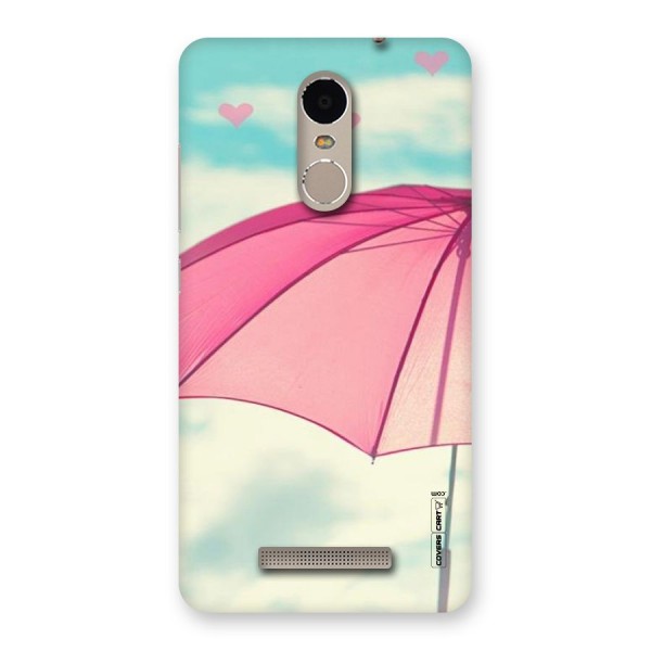 Cute Pink Umbrella Back Case for Xiaomi Redmi Note 3
