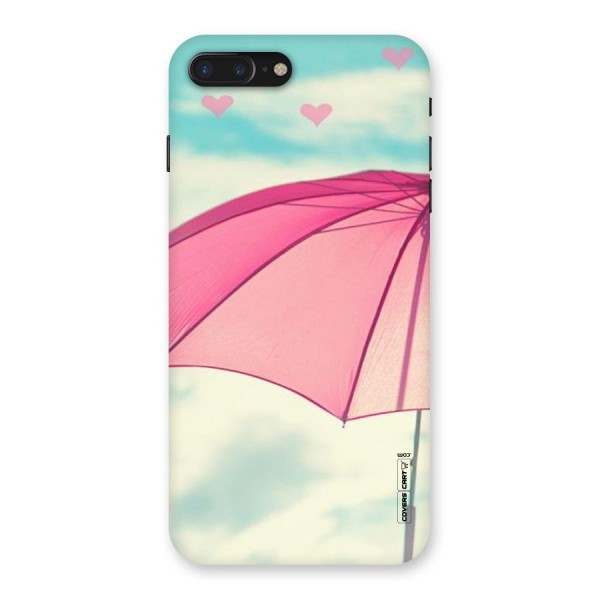Cute Pink Umbrella Back Case for iPhone 7 Plus