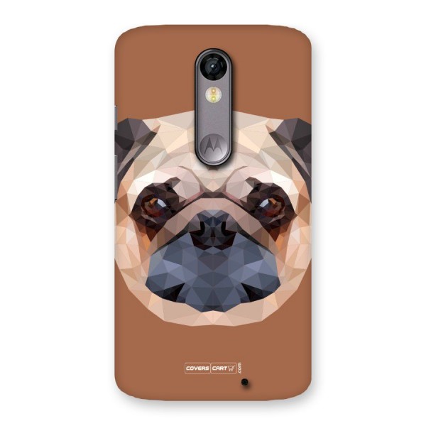 Cute Pug Back Case for Moto X Force