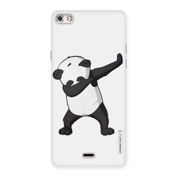 Dab Panda Shoot Back Case for Micromax Canvas Silver 5