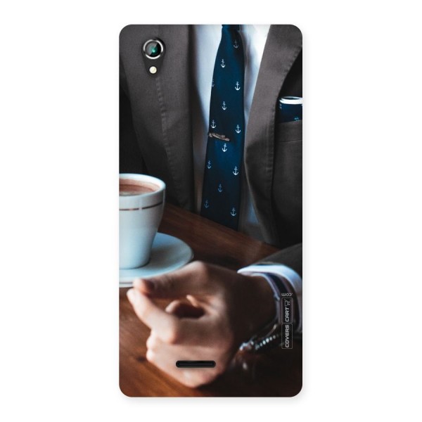 Dapper Suit Back Case for Lava Iris 800