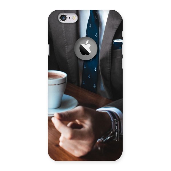Dapper Suit Back Case for iPhone 6 Logo Cut