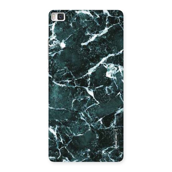 Dark Green Marble Back Case for Huawei P8