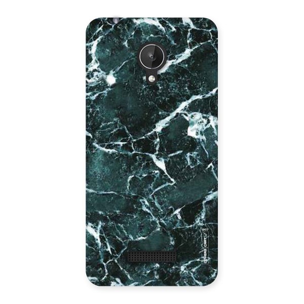 Dark Green Marble Back Case for Micromax Canvas Spark Q380