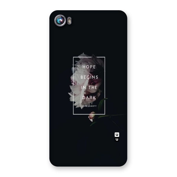 Dark Hope Back Case for Micromax Canvas Fire 4 A107