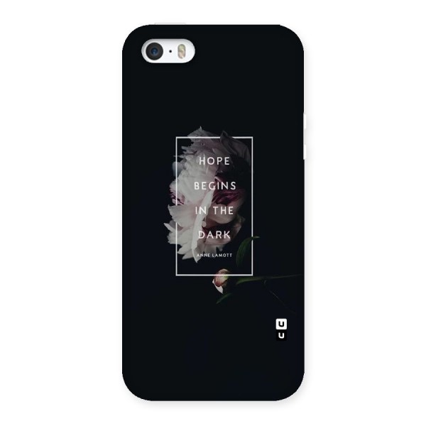 Dark Hope Back Case for iPhone 5 5S