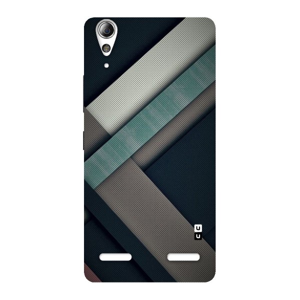 Dark Stripes Back Case for Lenovo A6000 Plus