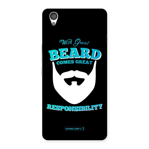 Dense Beard Back Case for OnePlus X