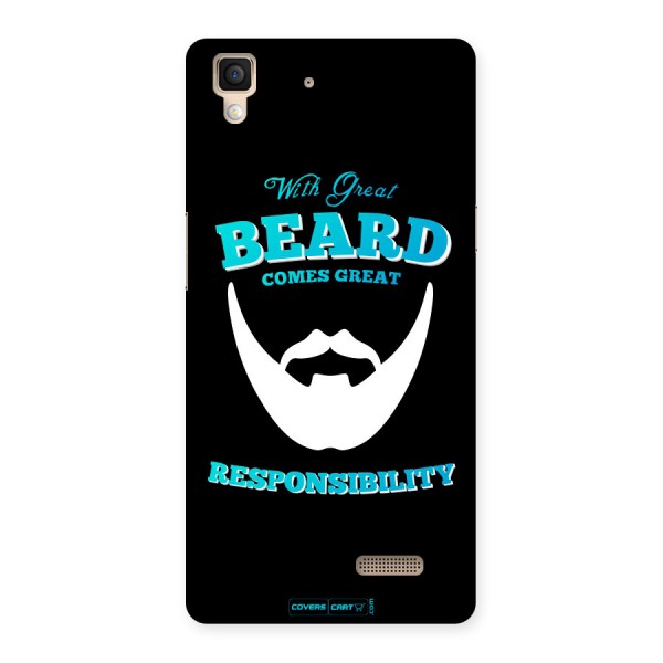 Dense Beard Back Case for Oppo R7