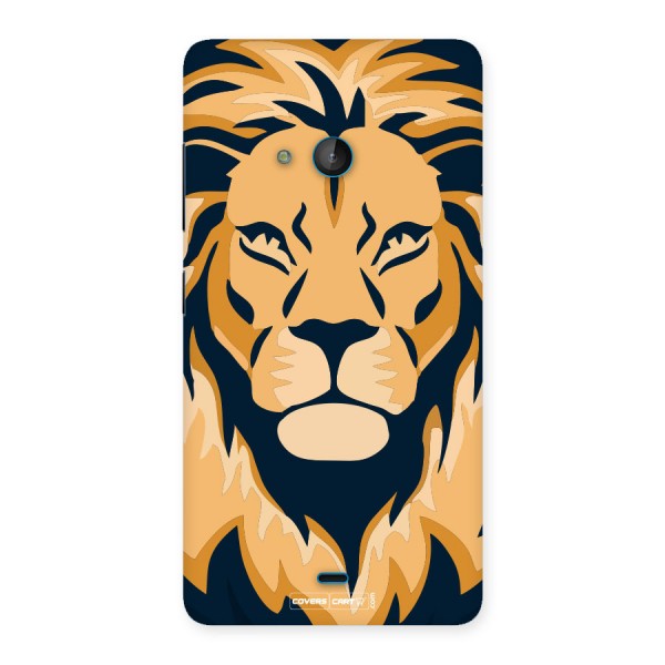 Designer Lion Back Case for Lumia 540