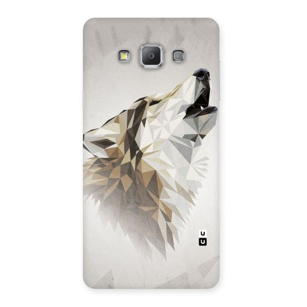 Diamond Wolf Back Case for Galaxy A7