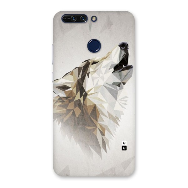 Diamond Wolf Back Case for Honor 8 Pro