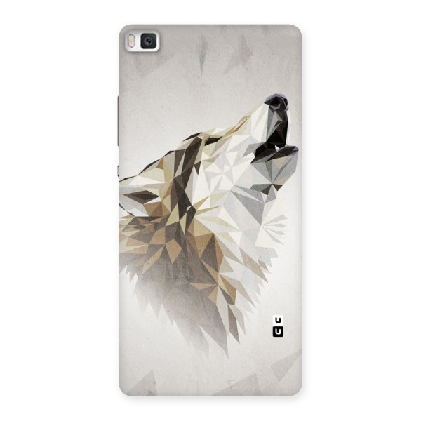 Diamond Wolf Back Case for Huawei P8