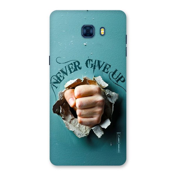 Do Not Give Up Back Case for Galaxy C7 Pro