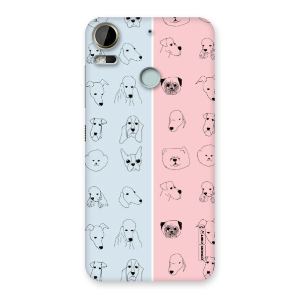 Dog Cat And Cow Back Case for Desire 10 Pro