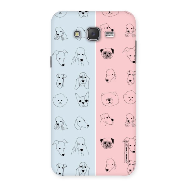 Dog Cat And Cow Back Case for Galaxy J7