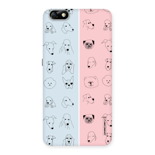 Dog Cat And Cow Back Case for Honor 4X