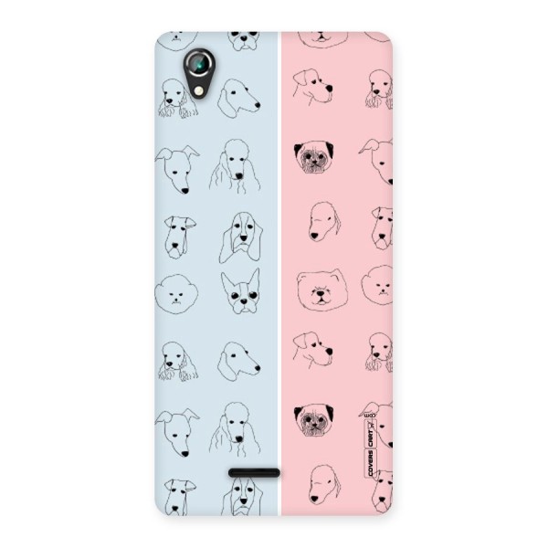Dog Cat And Cow Back Case for Lava Iris 800