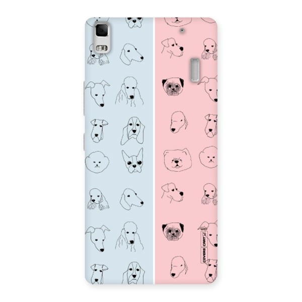 Dog Cat And Cow Back Case for Lenovo A7000
