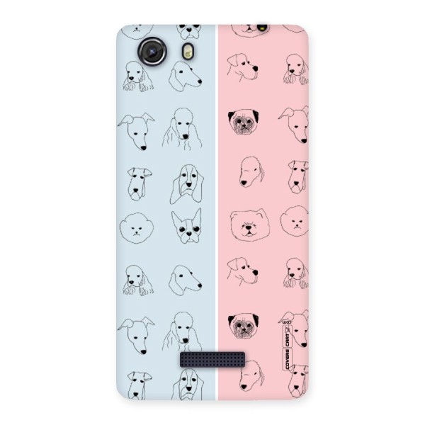 Dog Cat And Cow Back Case for Micromax Unite 3