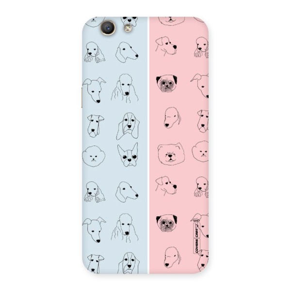 Dog Cat And Cow Back Case for Oppo F1s