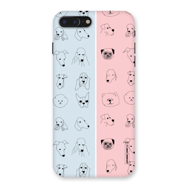 Dog Cat And Cow Back Case for iPhone 7 Plus