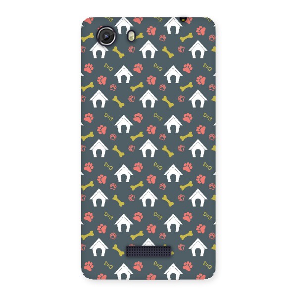 Dog Pattern Back Case for Micromax Unite 3