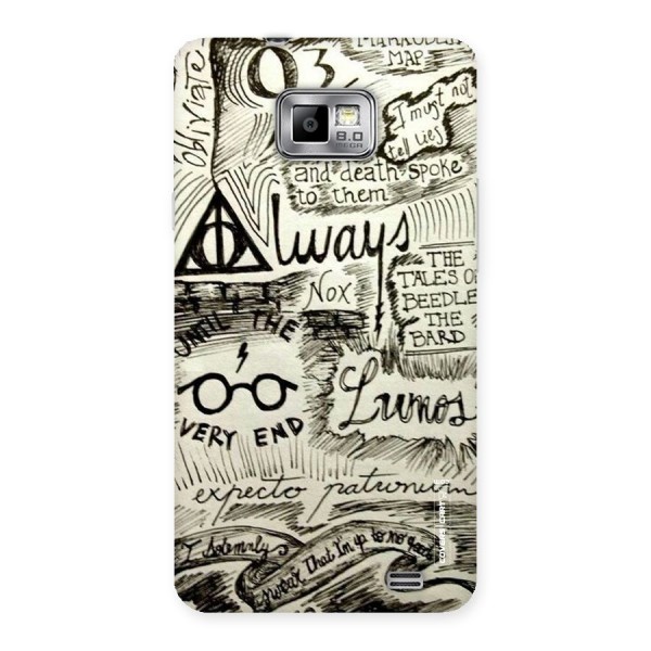 Doodle Art Back Case for Galaxy S2