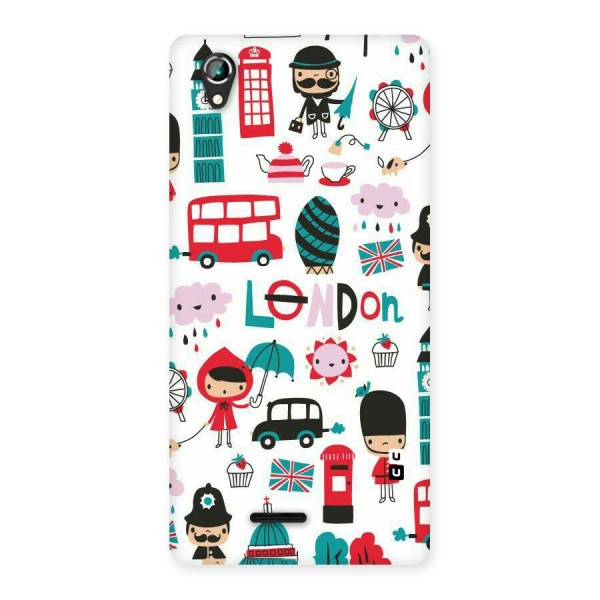Double Decker Back Case for Lava Iris 800
