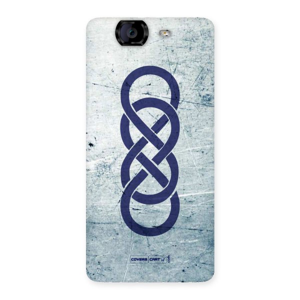 Double Infinity Rough Back Case for Canvas Knight A350