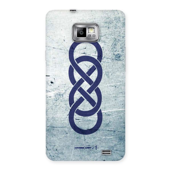 Double Infinity Rough Back Case for Galaxy S2