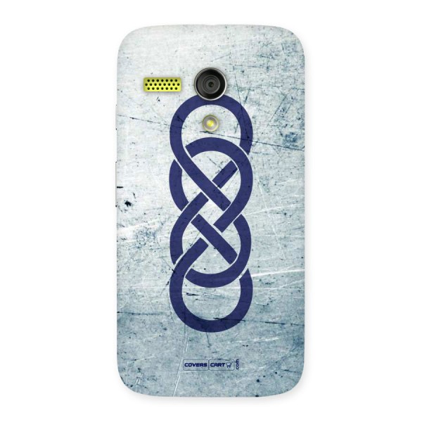 Double Infinity Rough Back Case for Moto G