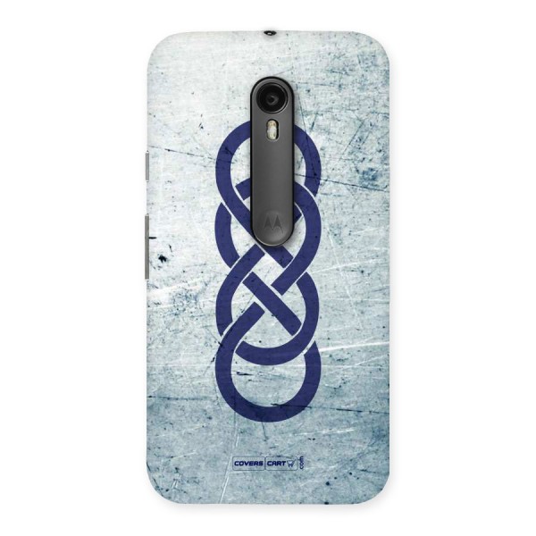 Double Infinity Rough Back Case for Moto G Turbo