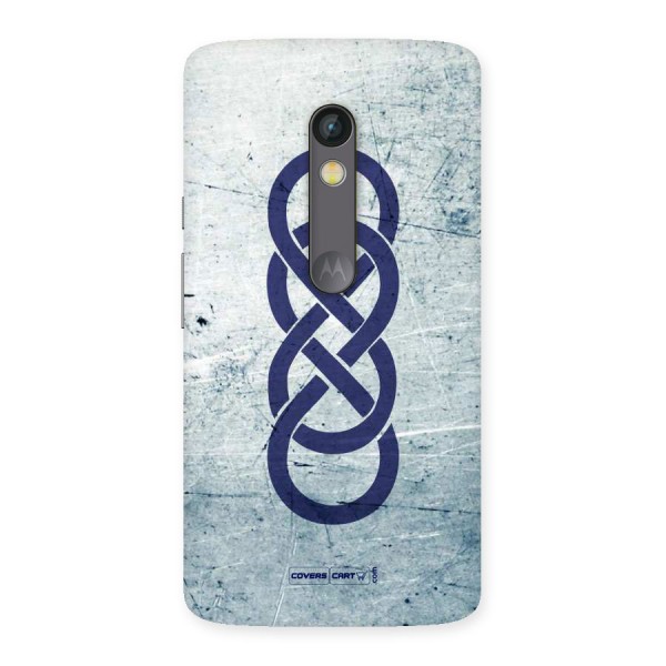 Double Infinity Rough Back Case for Moto X Play