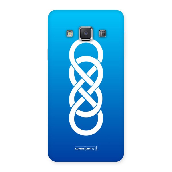 Double Infinity Blue Back Case for Galaxy A3
