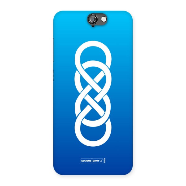Double Infinity Blue Back Case for HTC One A9