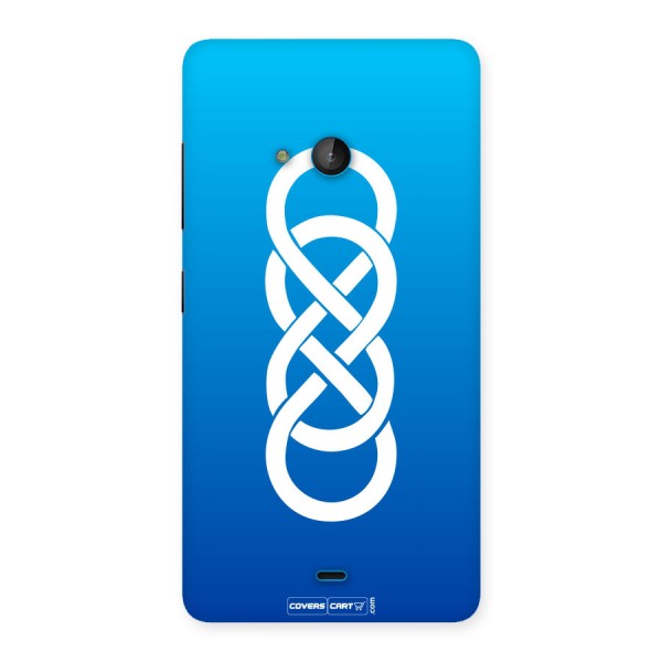 Double Infinity Blue Back Case for Lumia 540
