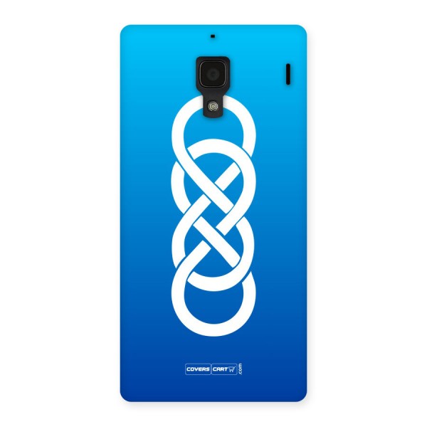 Double Infinity Blue Back Case for Redmi 1S