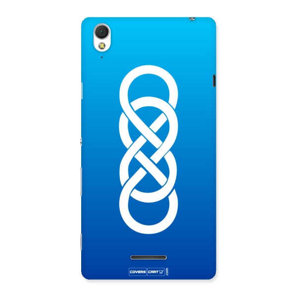Double Infinity Blue Back Case for Sony Xperia T3