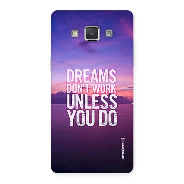 Dreams Work Back Case for Galaxy Grand Max
