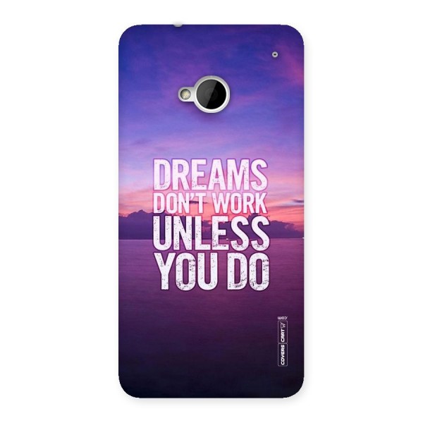 Dreams Work Back Case for HTC One M7