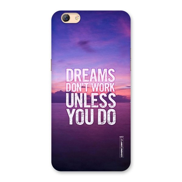 Dreams Work Back Case for Oppo F3 Plus