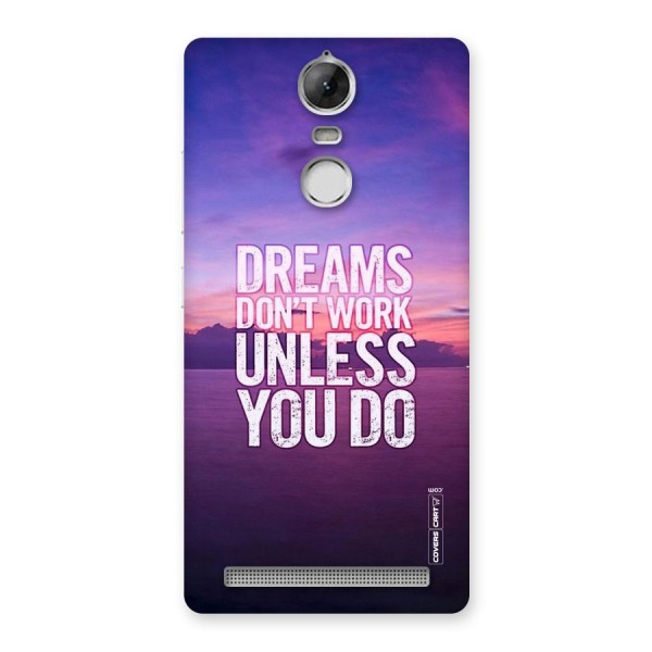Dreams Work Back Case for Vibe K5 Note