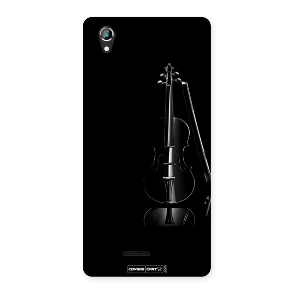 Elegant Violin Back Case for Lava Iris 800