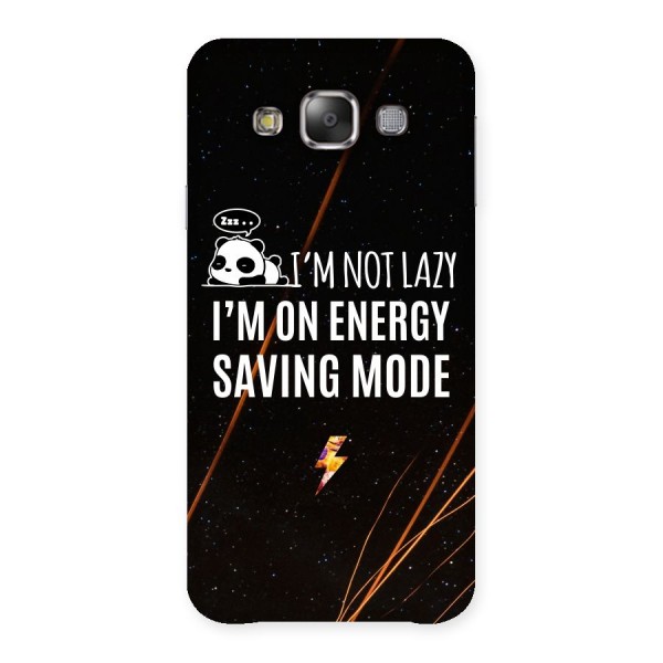 Energy Saving Mode Back Case for Galaxy E7