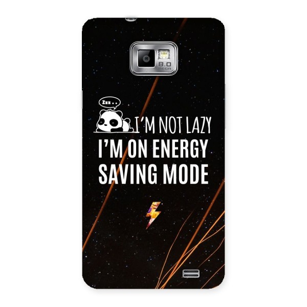 Energy Saving Mode Back Case for Galaxy S2