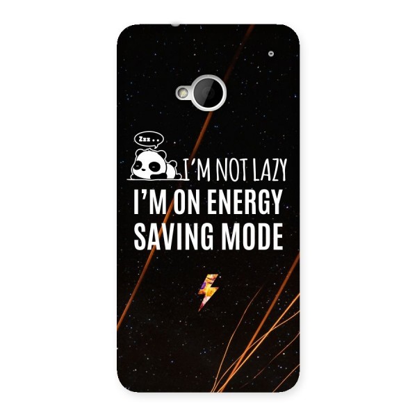Energy Saving Mode Back Case for HTC One M7