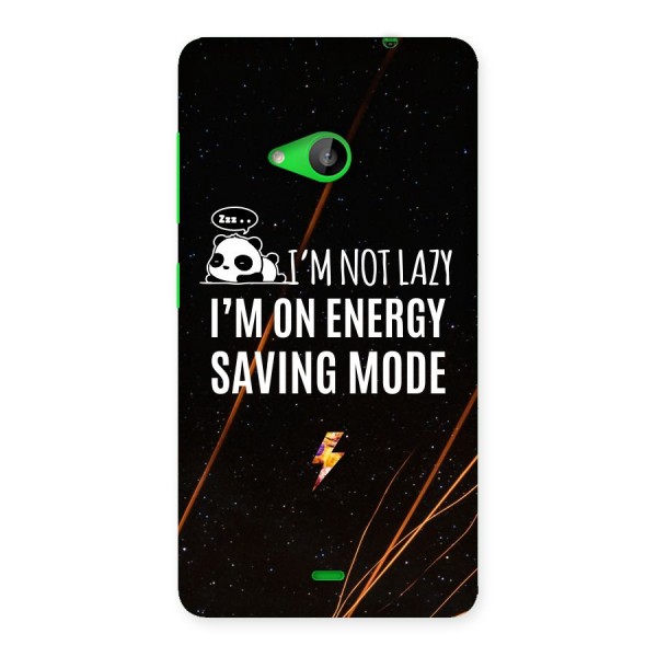 Energy Saving Mode Back Case for Lumia 535